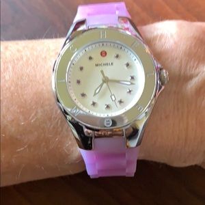 Michele Tahitian Jelly Bean Topaz Purple  watch